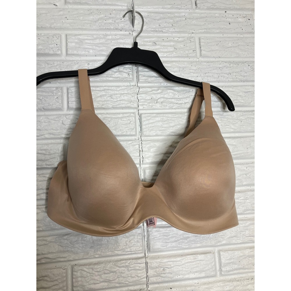 Victoria's Secret perfect Coverage wire‎ free bra tan nude women's size 36DDD